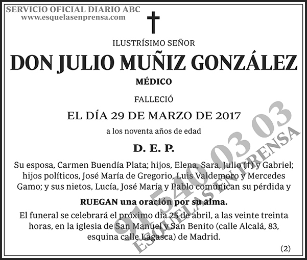 Julio Muñiz González